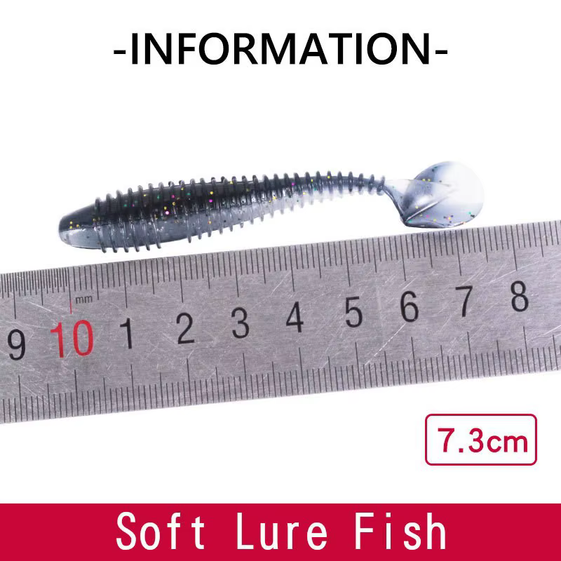 Señuelo blando realista de 55mm para pesca - imagen 2