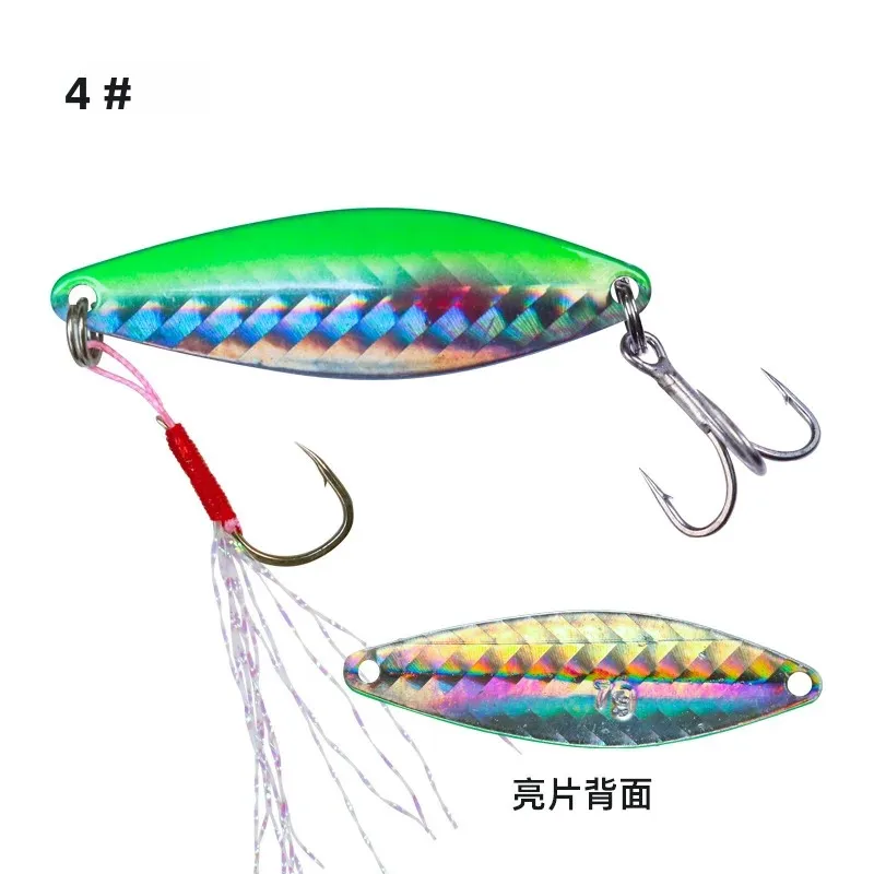 Jigbait metálico Culter Bass – Efecto centelleo para bass - imagen 3