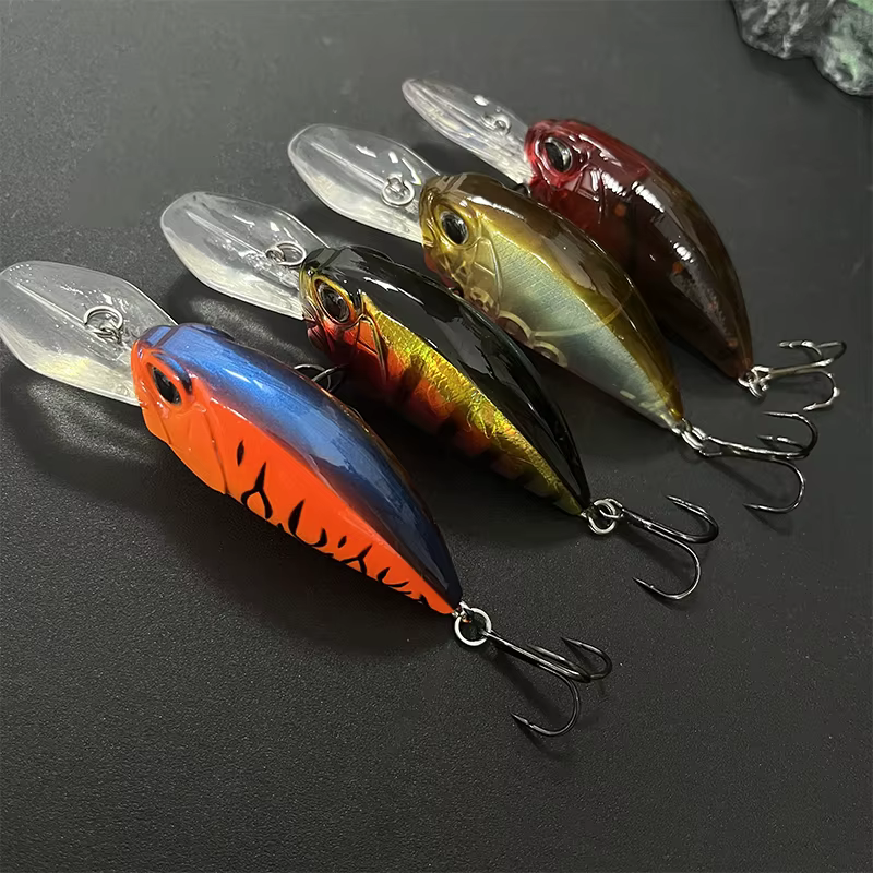 Crankbait flotante realista de buceo profundo para pesca - imagen 3