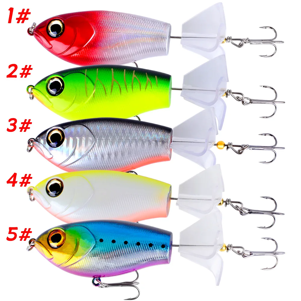 Whopper Popper señuelo de superficie giratorio para swimbait - imagen 5