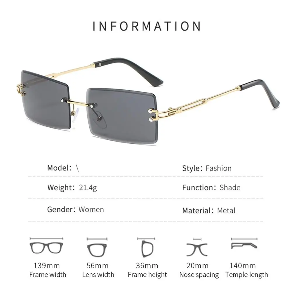 Gafas rectangulares estilo vintage