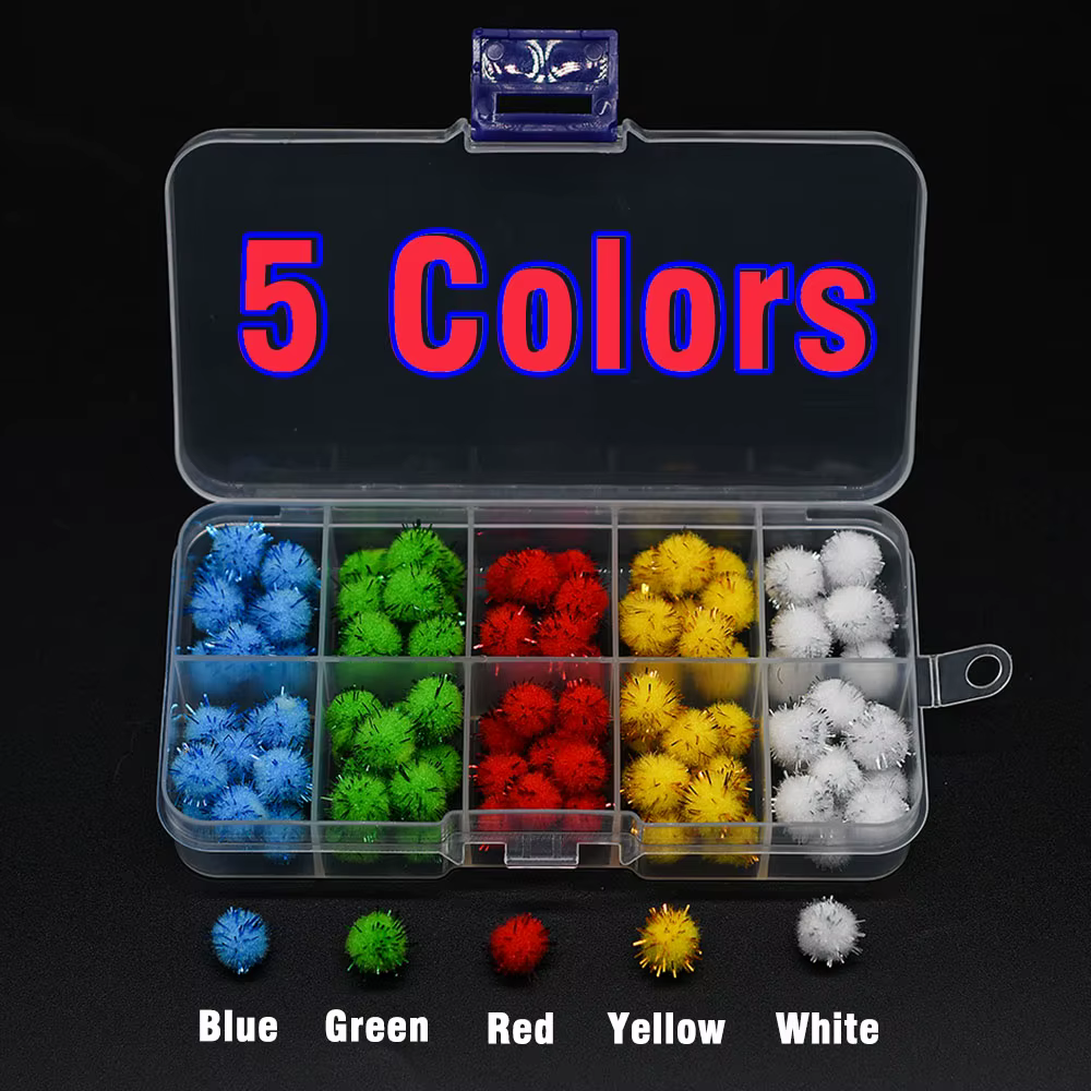 Huevo Glo-Bug 10 mm - colores mixtos para trucha y moscas de señuelo - imagen 5