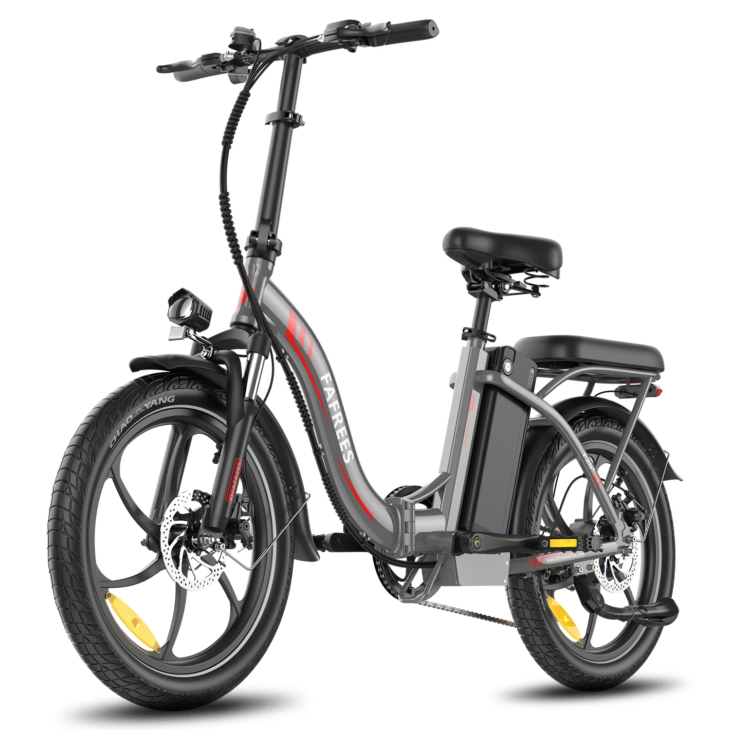 FAFREES F20 Bicicleta eléctrica plegable urbana — motor potente