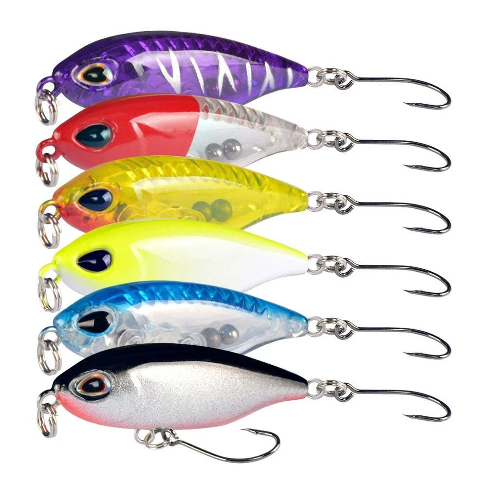 Crankbait hundimiento para trucha con lengüeta ancha mini oscilación