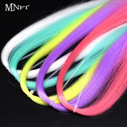 Materiales para mosca: UV Flashabou, Crystal Flash y oropel 5 colores