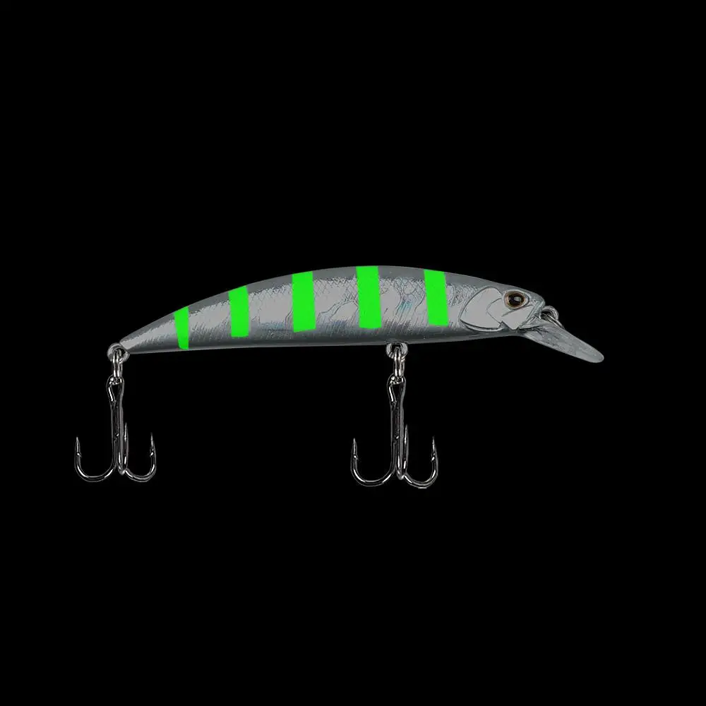 Señuelo minnow hundimiento cebo duro con anzuelos triples - imagen 2