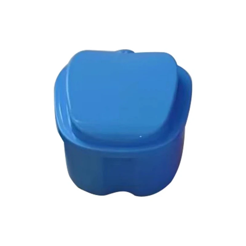 Caja hermética para dentaduras postizas con red colgante