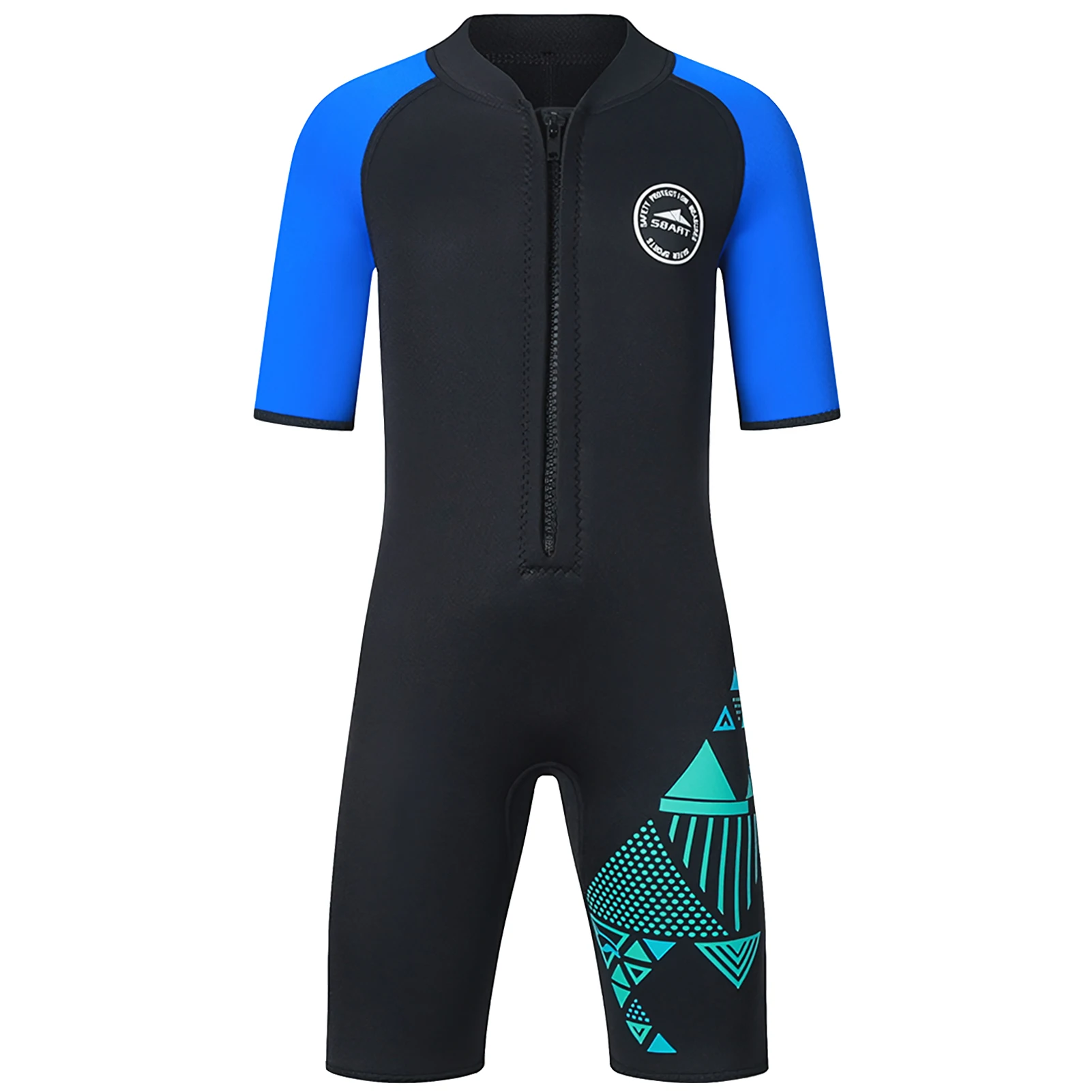 Traje en azul para niños