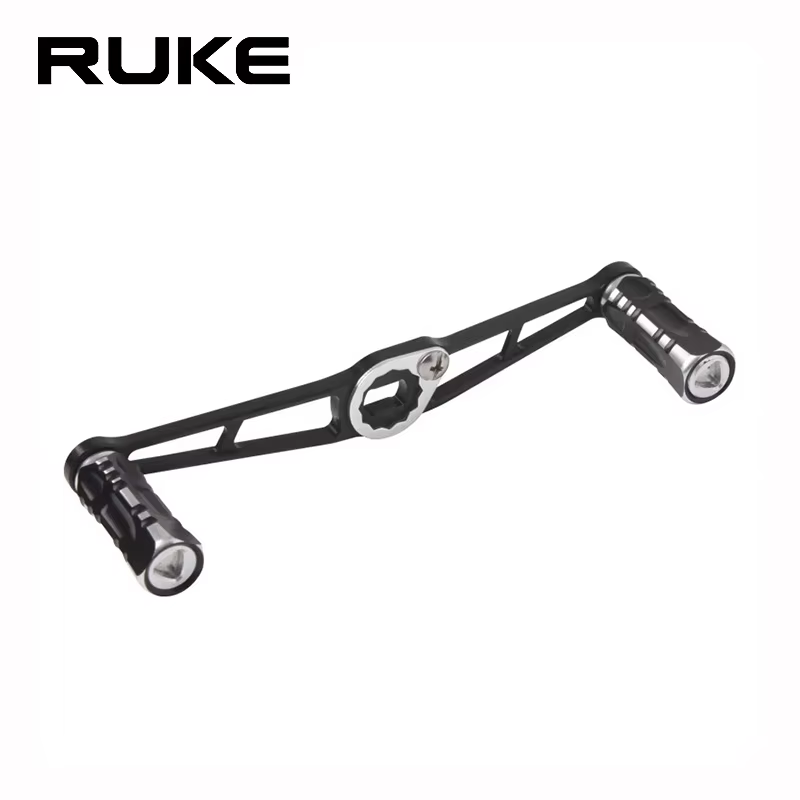 Mango Ruke Micro empuñadura carrete doble aluminio madera