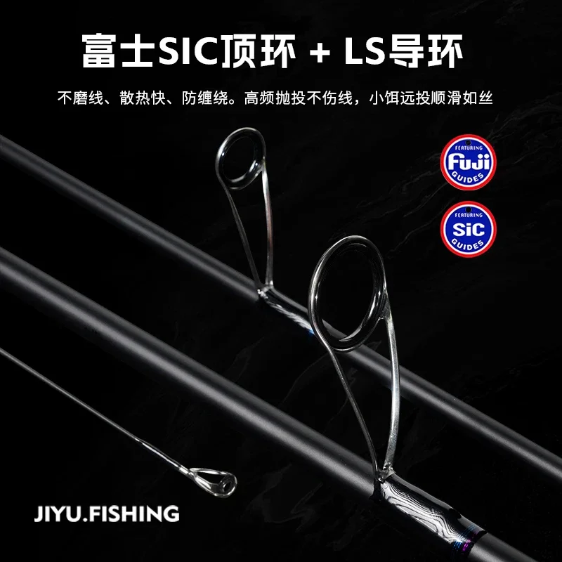 Caña de pescar Jiyu Rockmaster con guías Fuji SIC para roca - imagen 2