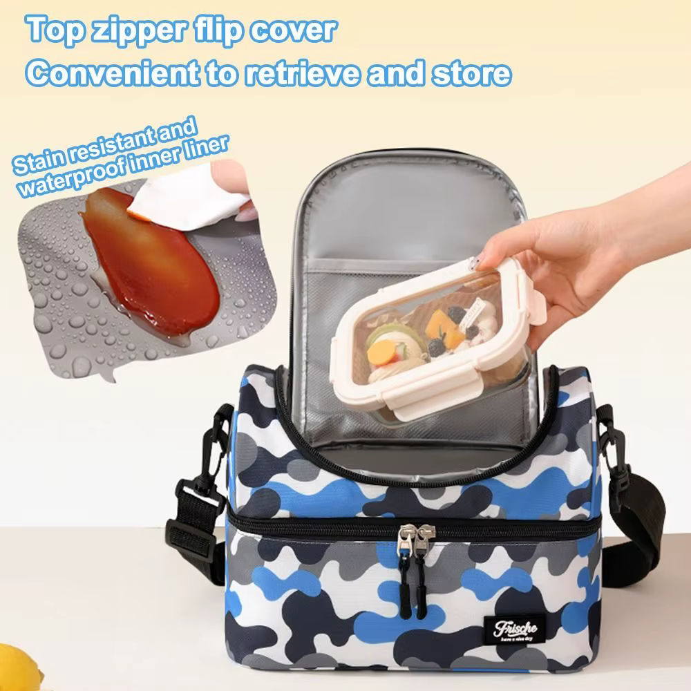 Bolsa térmica infantil impermeable para el colegio y picnic