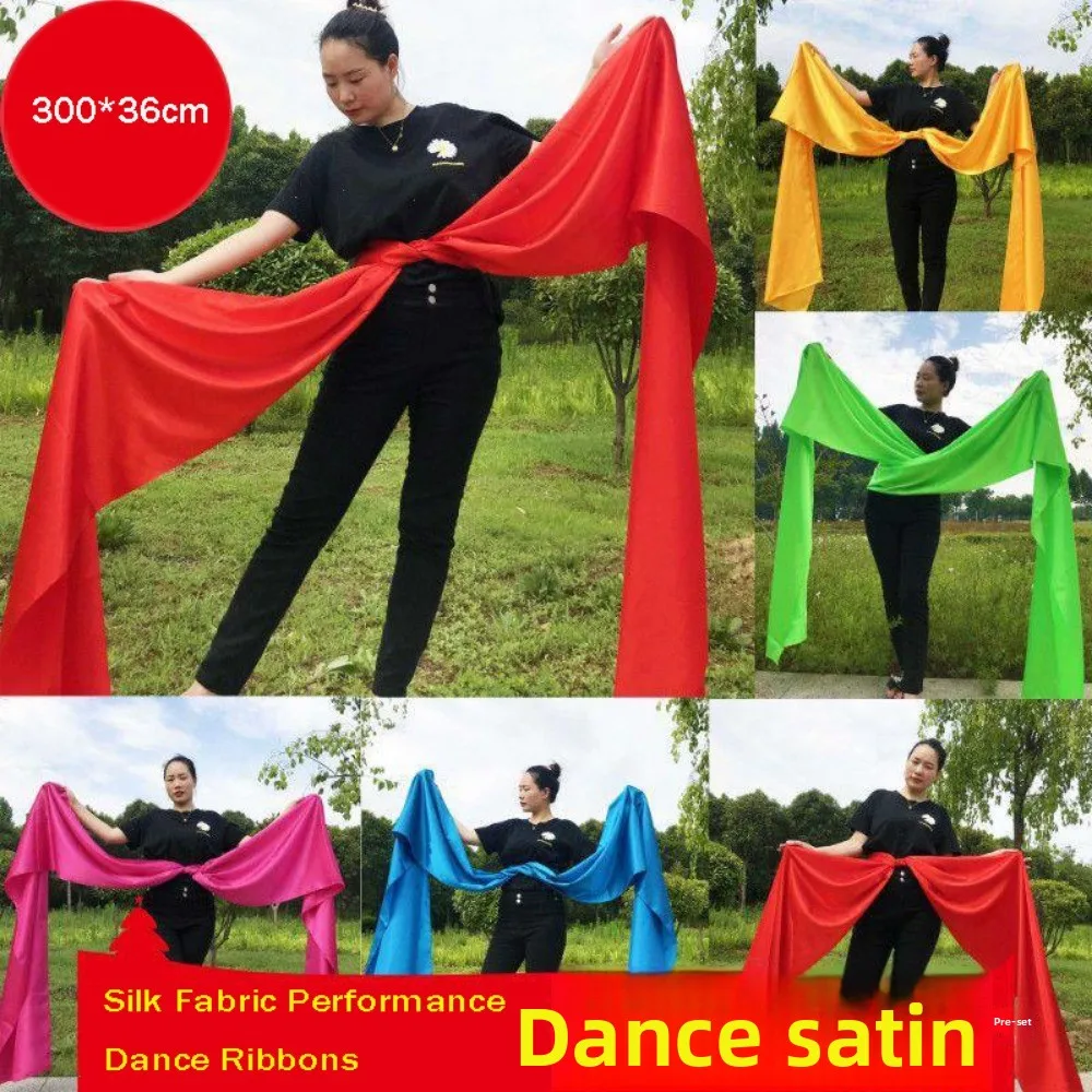 Cintas de raso para danza con color sólido – actuaciones - imagen 3