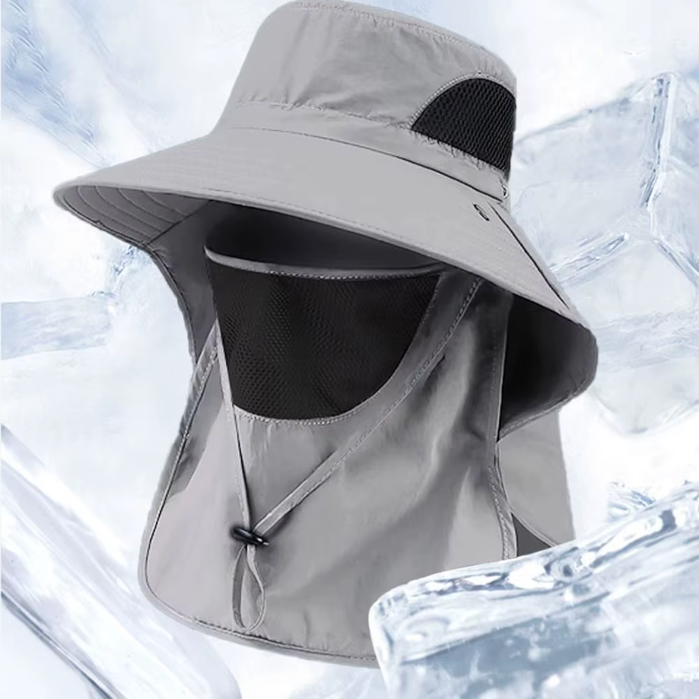 Gorra de pesca con protección solar y alero ancho - imagen 3