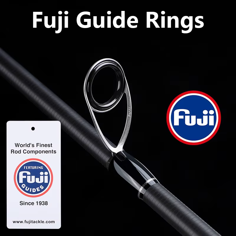 Caña Spinning Ultraligera de Carbono Fuji para Lubina y Trucha - imagen 4