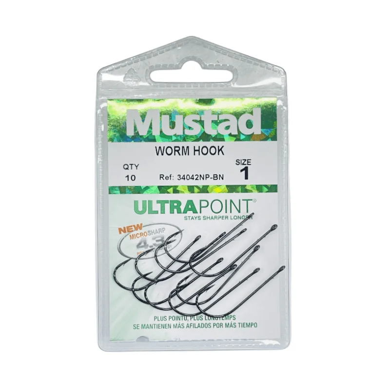Anzuelo de pesca invertido Mustad 34042NP-BN con mango recto - imagen 5
