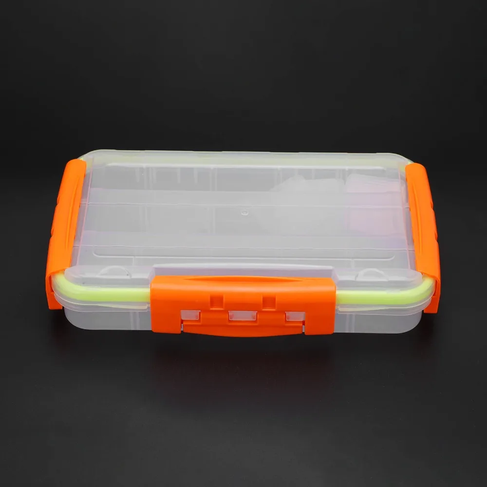 Caja de pesca impermeable transparente con divisores extraíbles - imagen 2