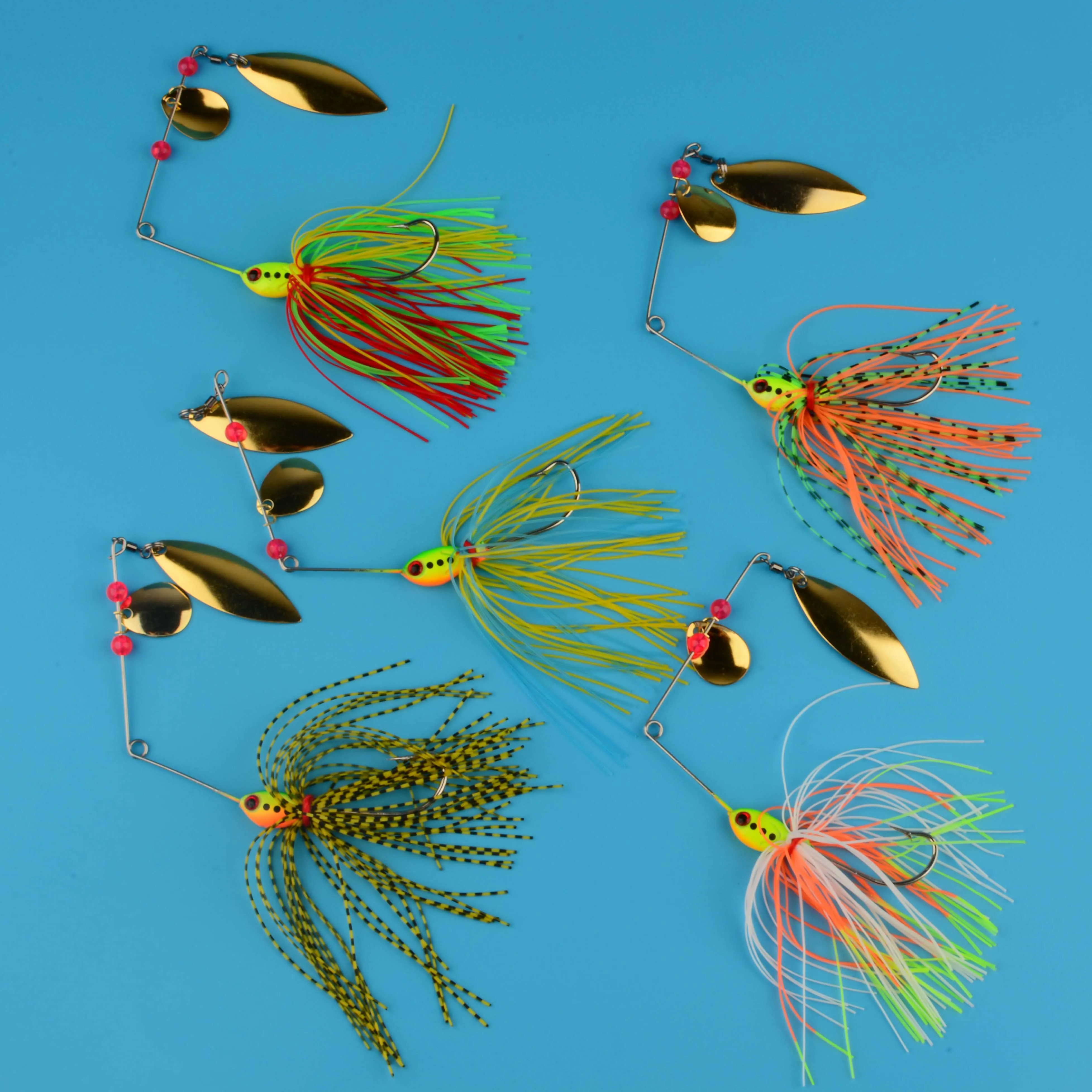 Cebo de cuchara giratorio para lucio en pesca