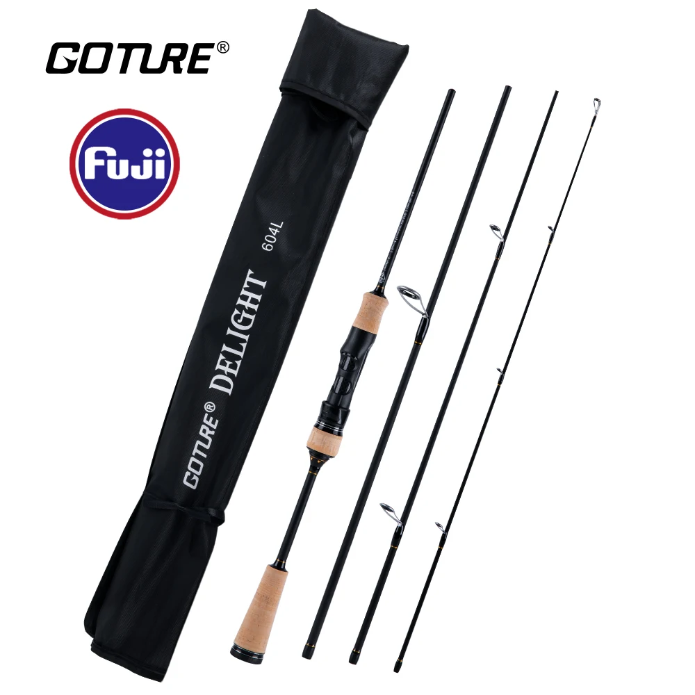 Goture DELIGHT 1,98m – Caña pescar casting ultralight anillas Fuji medium