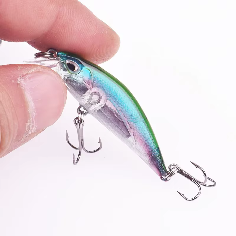 Crankbait Minnow para Lucio - Cebo duro de plastico 5,5 cm - imagen 4