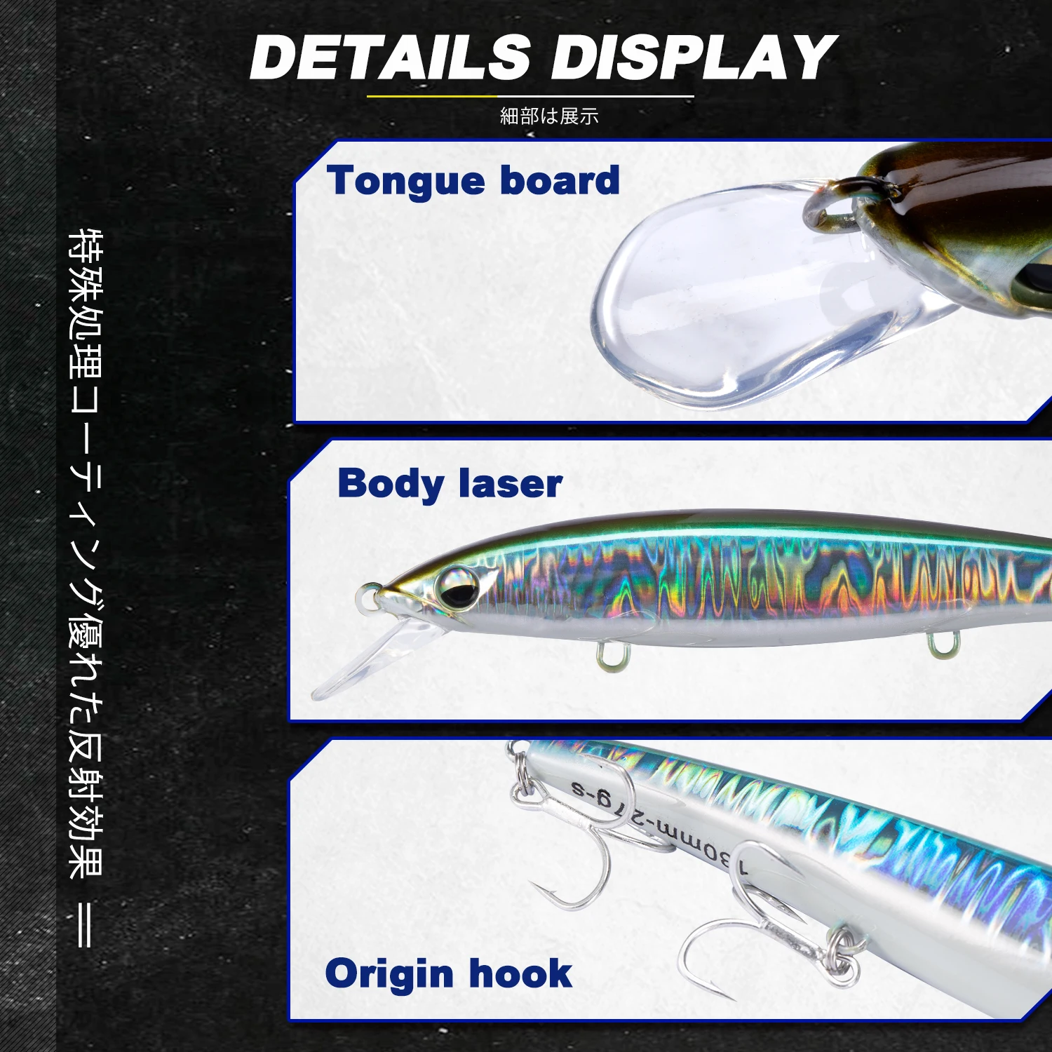 Minnow D1 EJA Jerkbait duro - Wobblers de mar - imagen 5