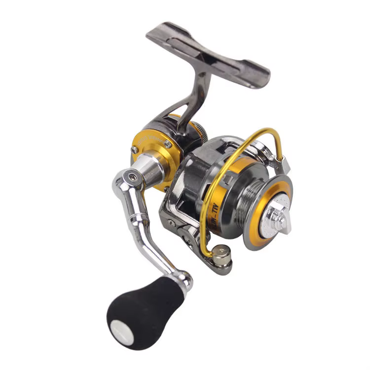 Carrete giratorio WEIHE Mini II de metal para pesca en el mar - imagen 4