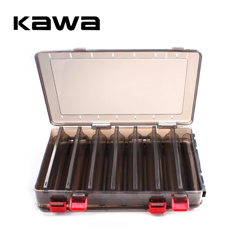 Caja de Pesca Kawa Doble Cara – 14 Compartimentos con Drenaje - imagen 2