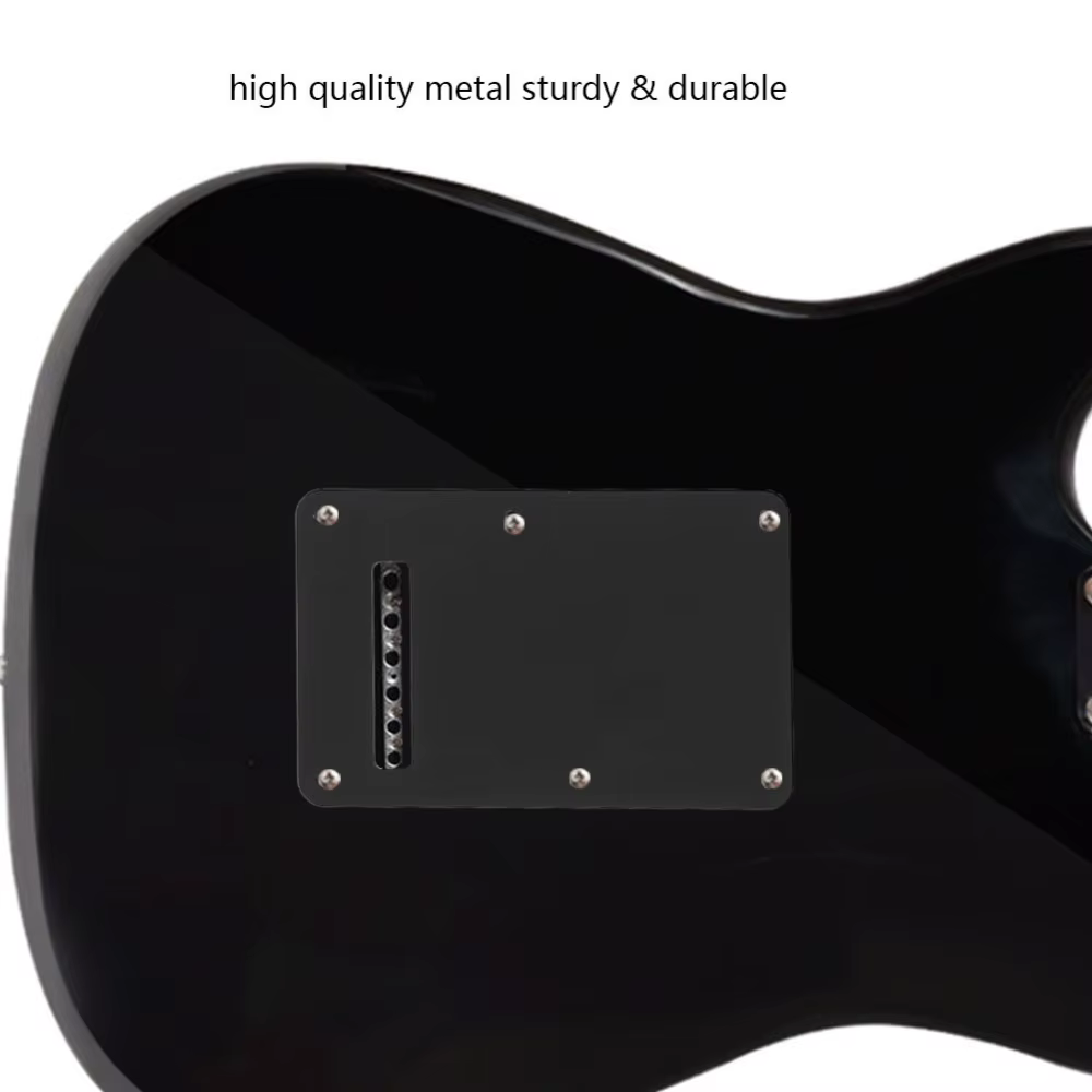 Placa trasera metálica para guitarra eléctrica – 6 orificios, colores - imagen 5