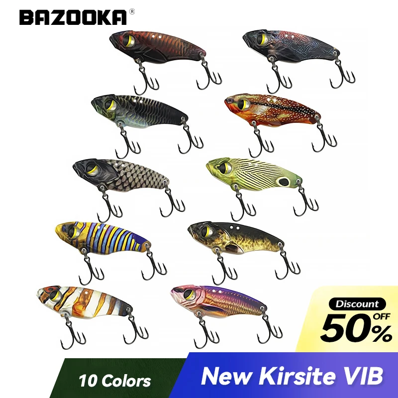 Vista general del señuelo Bazooka VIB 3D láser