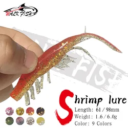 WALK FISH Swimbait – Señuelo blando 61mm para lubina y carpa