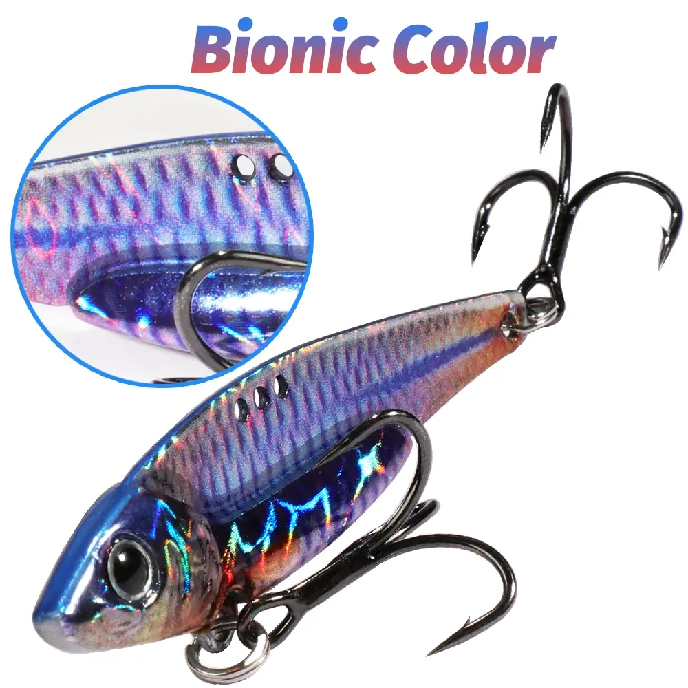 Cuchara Spinner VIB – Señuelo metálico con gancho para pesca - imagen 5