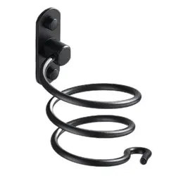 Soporte de pared para secador de pelo: organizador de baño práctico