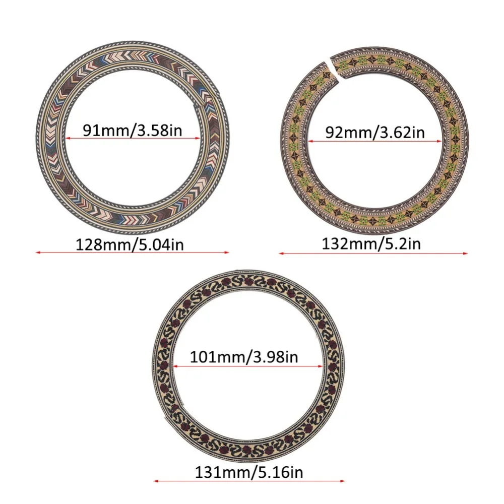 Incrustaciones decorativas para orificio de sonido
