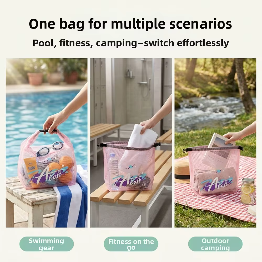 Bolsa de Aseo Transparente Impermeable con Cordón - imagen 5