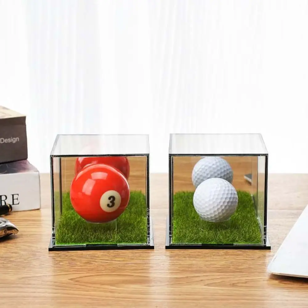 Estuche acrílico transparente para pelotas de golf cuadrado - imagen 2
