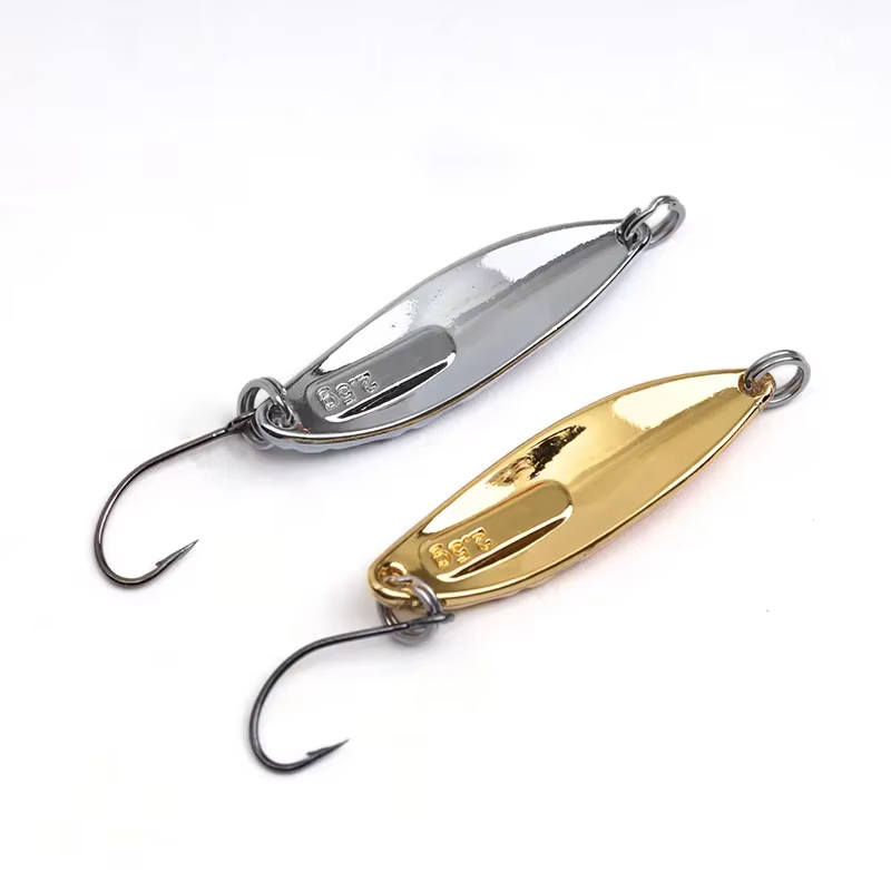 OUTKIT Mini Señuelo Giratorio Metal - Cebo Trucha y Pez Pequeño - imagen 3