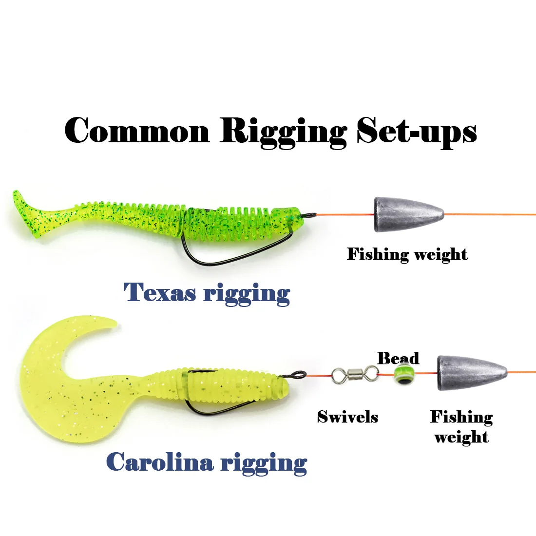 FishTrip Anzuelos Offset Vientre Estrecho – Texas rig lubina - imagen 5