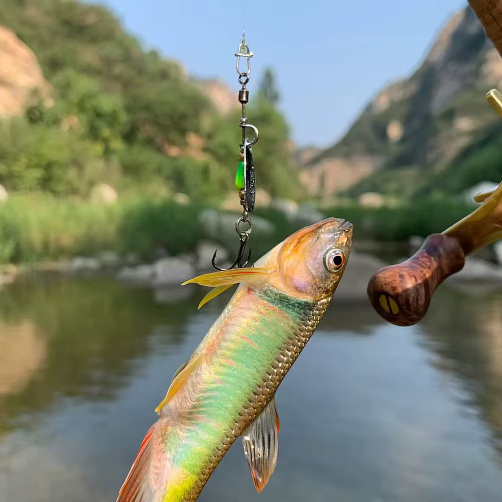 MNFT Easy Spin Horquilla de latón para spinnerbait artesanal - imagen 5