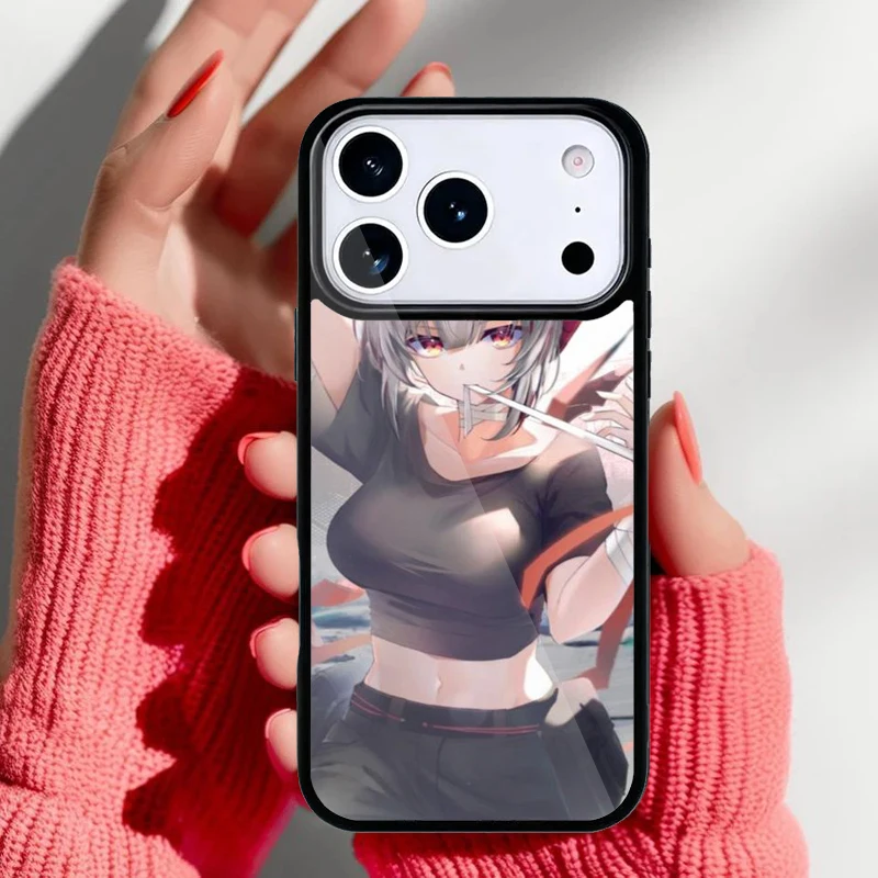 Diseño W Arknights Girl en la carcasa