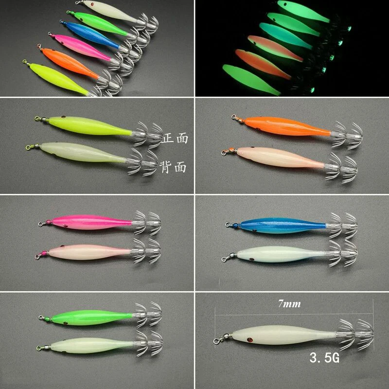 Señuelos preparados para pesca