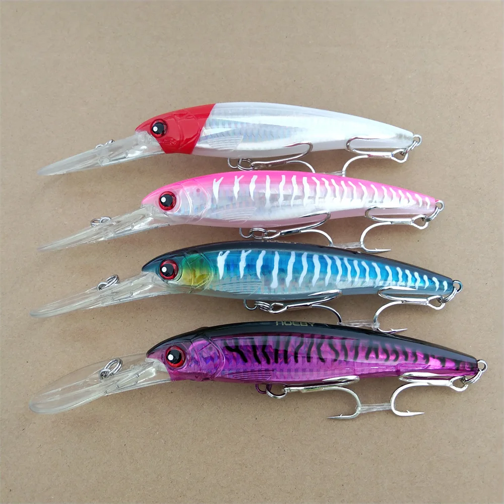 Noeby Crankbait flotante 12cm 30g para lubina agua salada