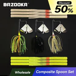 Spinnerbait Bazooka Doble Pala – Señuelos para lubina y lucio
