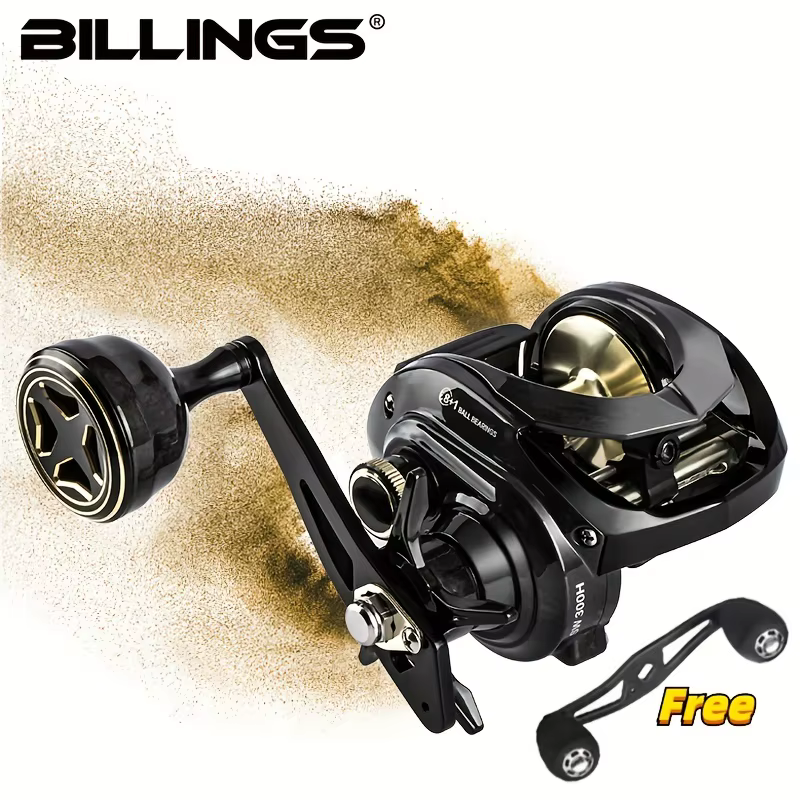 Carrete Baitcasting SW 6.4:1 Fibra Carbono – 35lb Arrastre Agua Dulce y Salada - imagen 3