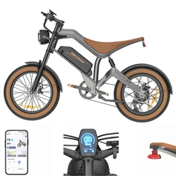 Bicicleta eléctrica adultos con motor potente y suspensión bloqueable