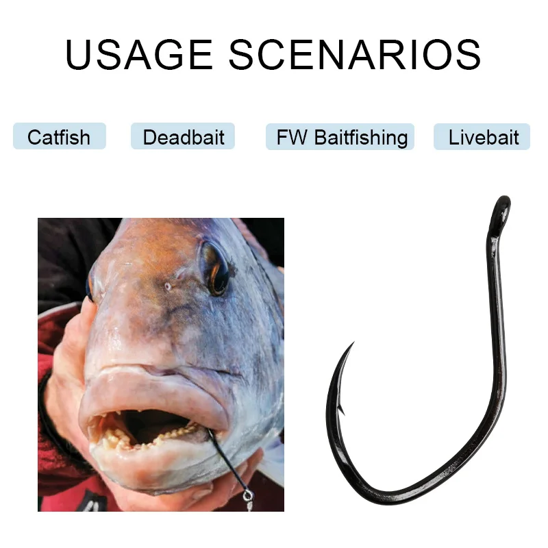 Pack de 10 anzuelos OBSESSION 203102 para pesca en agua salada