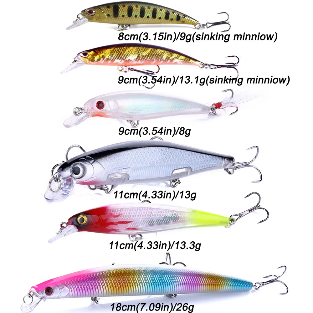 Señuelo Minnow flotante HardBait 8g-26g para Jerkbait y Swimbait - imagen 2