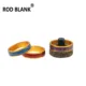 Anillo guía de aluminio con borde de color para cañas - imagen 5
