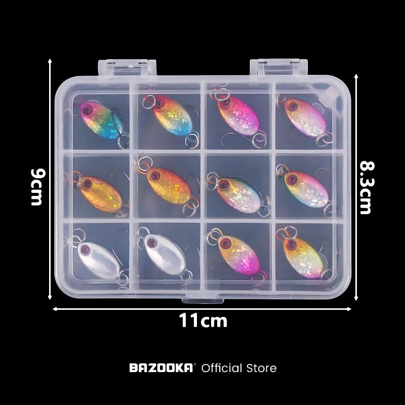Bazooka Spinner Metal Spinnerbait cobre para trucha - imagen 5