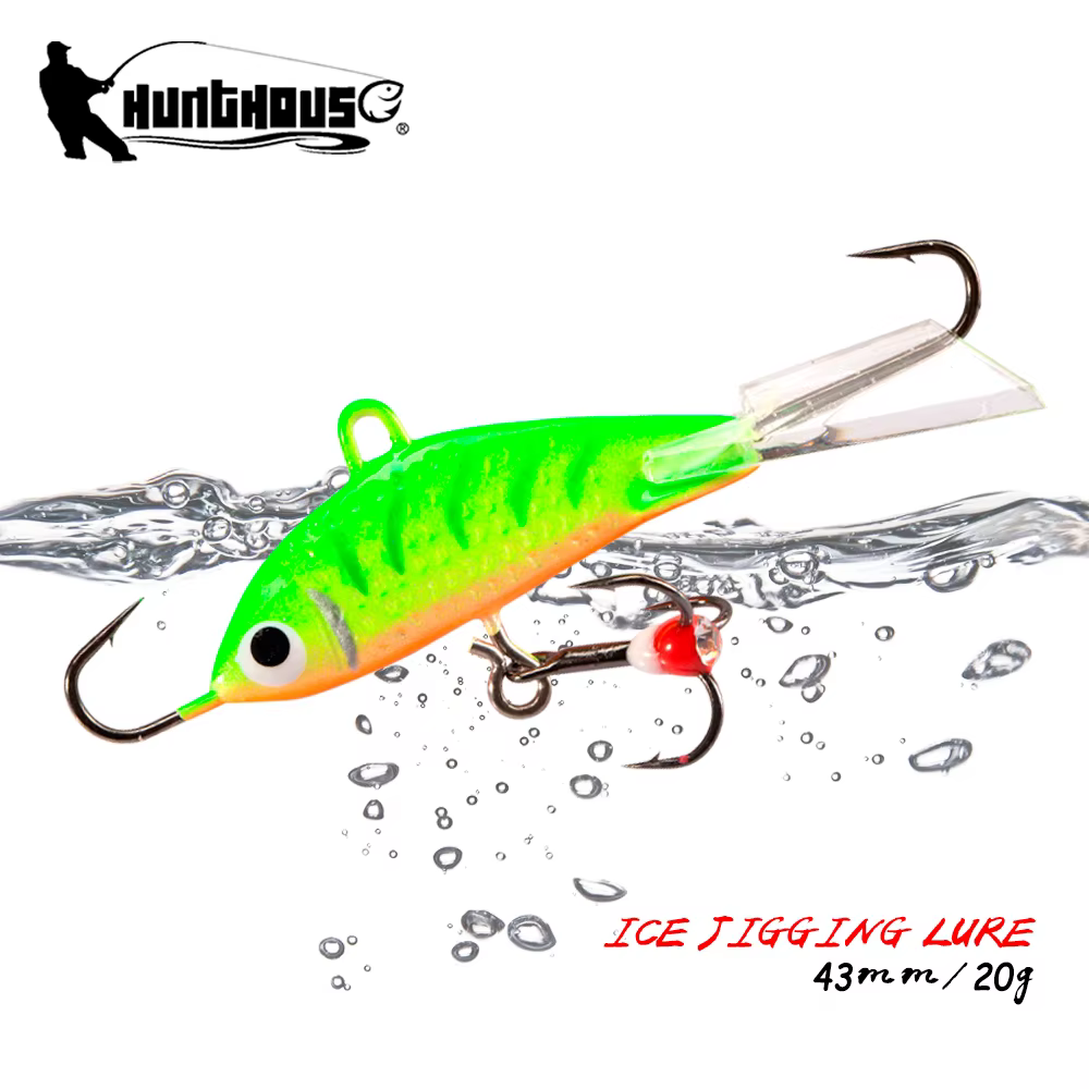 Hunthouse VIB señuelo duro de invierno para lubina y lucio pesca