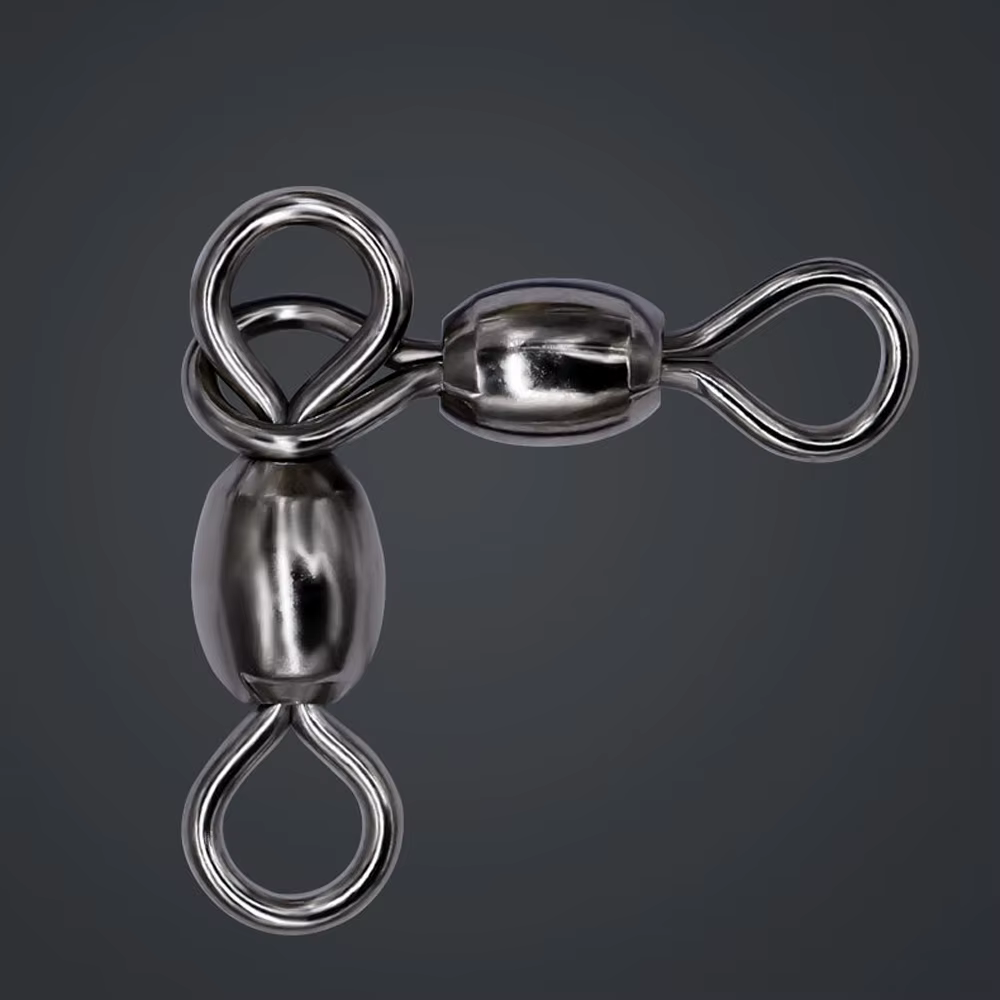 Conector giratorio de pesca de latón para agua salada - imagen 2