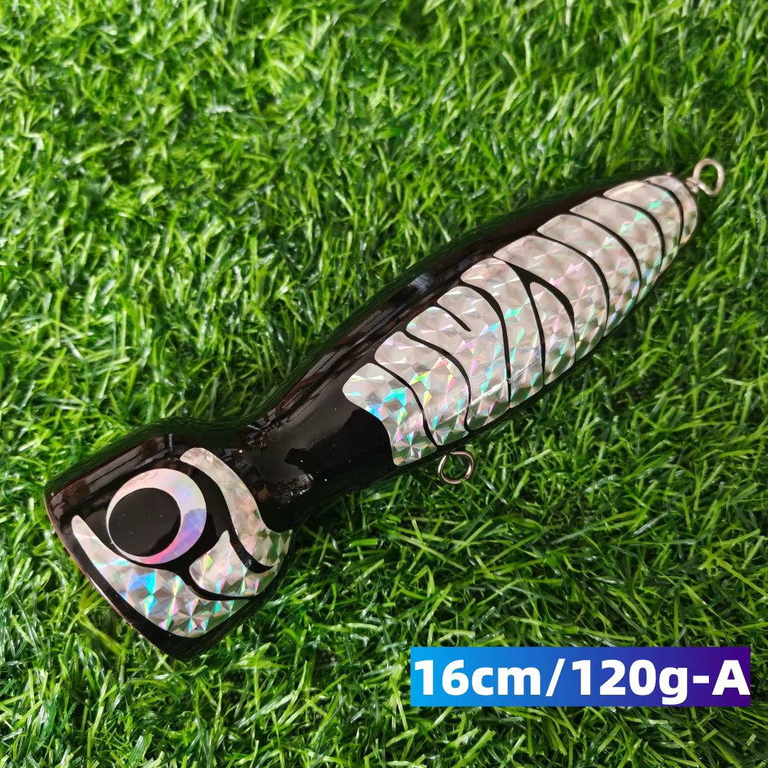 Señuelo Minnow de Madera para GT y Atún – Spinning en Agua Salada - imagen 5